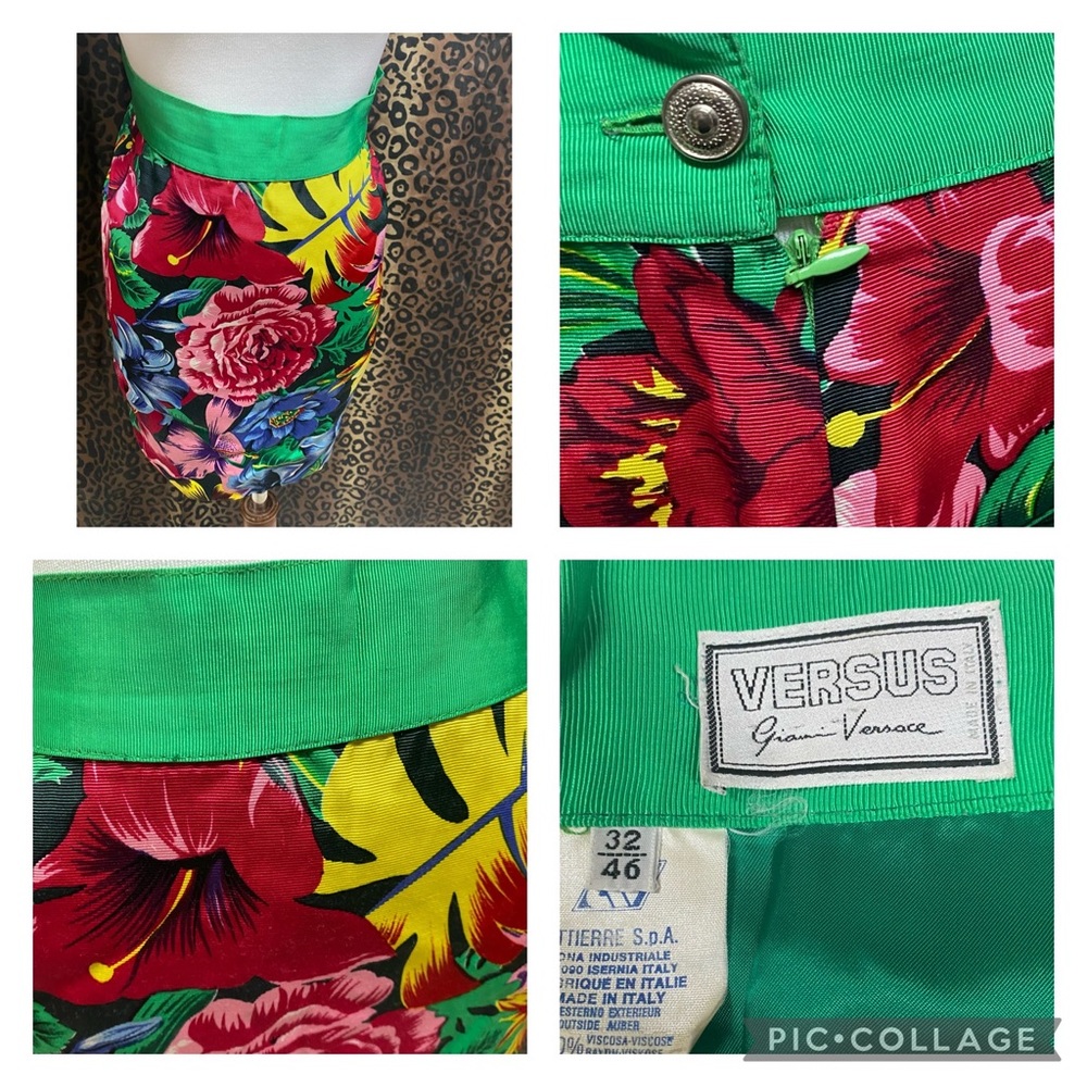 Vintage Versus Gianni Versace floral skirt